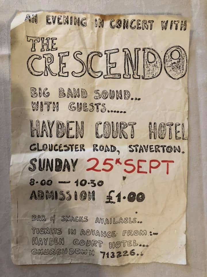Early Crescendo flyer from 1983